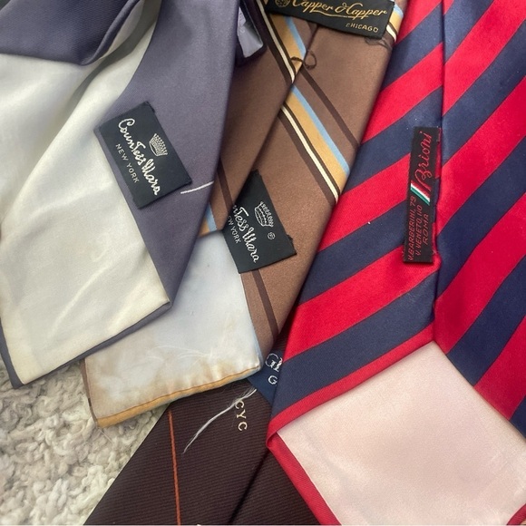 Lot of 50 Vintage NeckTies Gucci, Givenchy, Ernst, Haulinetrigere - Picture 8 of 15